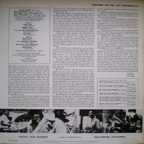 Master Release: Stretchin' Out by The Crusaders