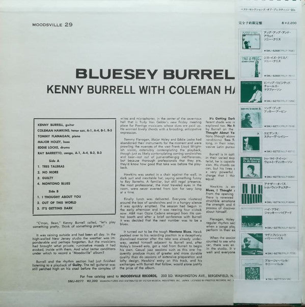 Release: Bluesey Burrell-Vinyl-Japan-1980-SMJ-6277, MV 29-12702114