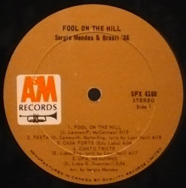 Release: Fool On The Hill-Vinyl-Canada-1968-SPX 4160-11533265