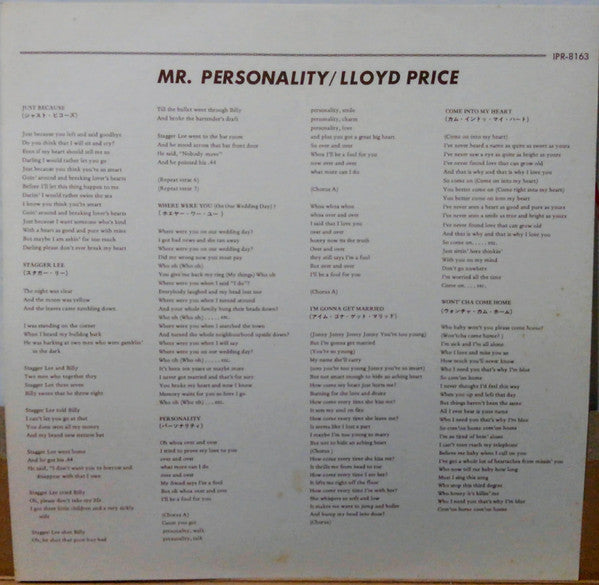 Mr Personality