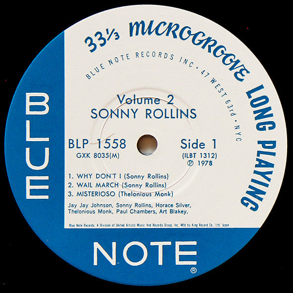 Sonny Rollins Vol. 2