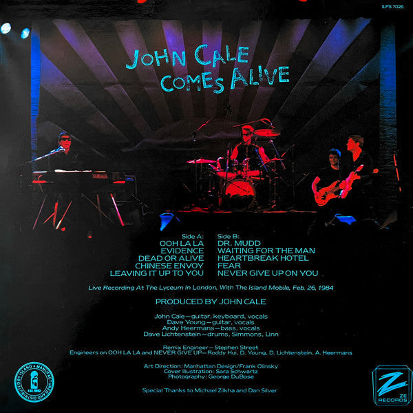 Master Release: John Cale Comes Alive by John Cale