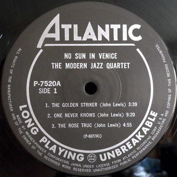 No Sun In Venice