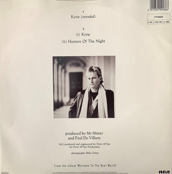 Release: Kyrie-Vinyl-UK-1985-PT49928-1347726