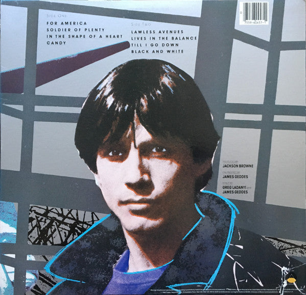 Release: Lives In The Balance-Vinyl-US-1986-9 60457-1-E, 60457-1-E-1705499