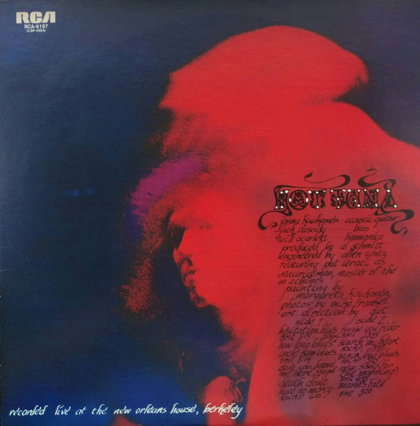 Release: Hot Tuna-Vinyl-Japan-1974-RCA-6197-8554393