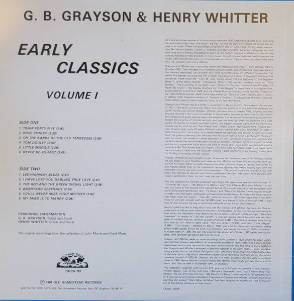 Early Classics - Volume I