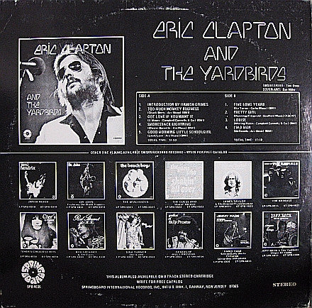Release: Five Live Yardbirds-Vinyl-US-None-SPB-4036-5388582