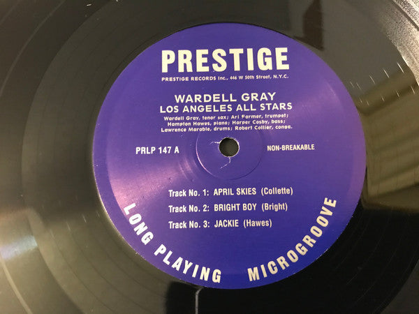 Release: Los Angeles All Stars-Vinyl-US-None-PRLP 147-3089117