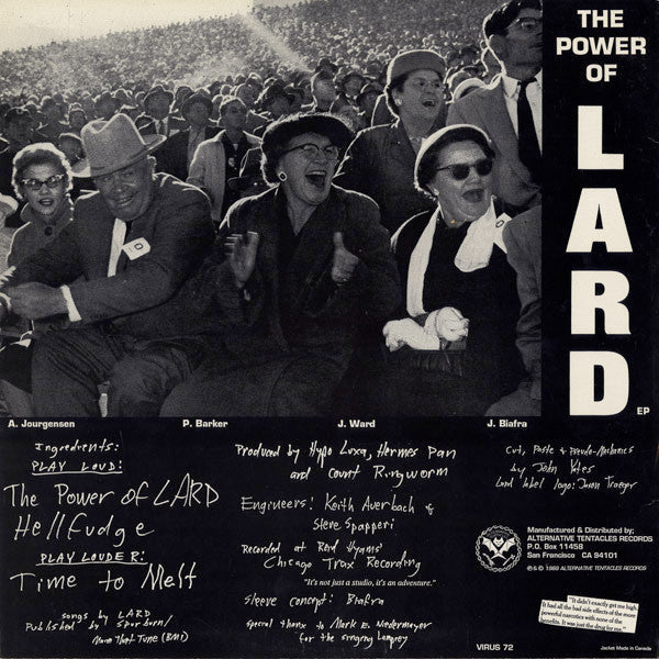 Master Release: Power Of Lard EP by Lard