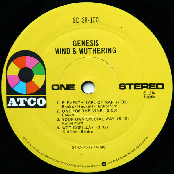 Release: Wind & Wuthering-Vinyl-US-1978-SD 38-100-7760901