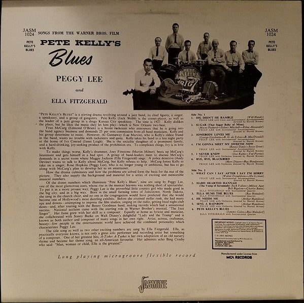 Release: Songs From Pete Kelly's Blues-Vinyl-UK-1983-JASM 1024-4329855