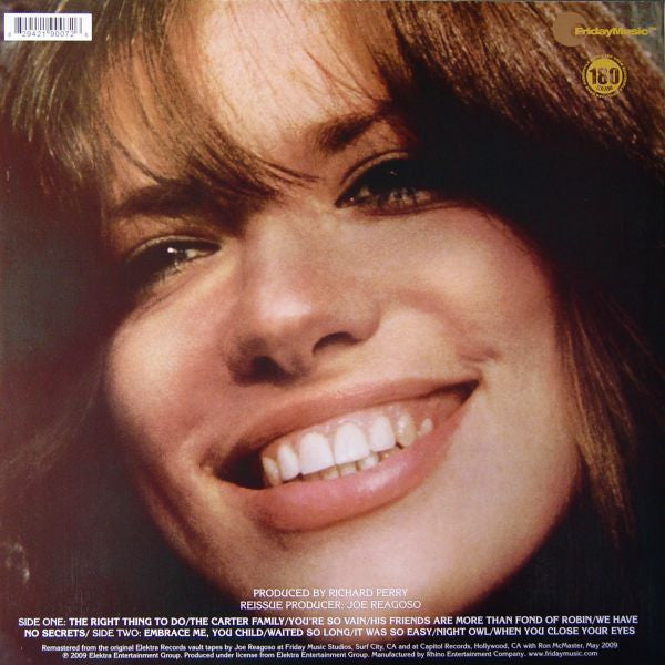 Release: No Secrets-Vinyl-US-2009-FRM 9007-4384855