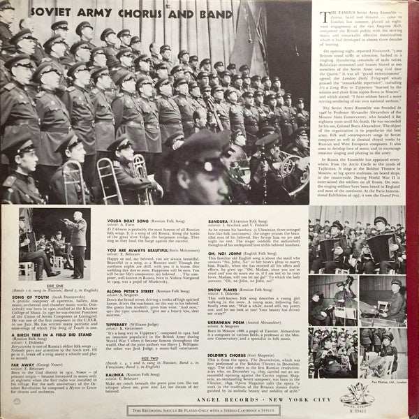 Release: Soviet Army Chorus & Band-Vinyl-US-None-S 35411, S. 35411-9148857
