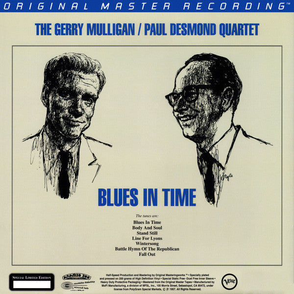 Release: Gerry Mulligan - Paul Desmond Quartet-Vinyl-US-1995-MFSL 1-241, MFSL 1-241-2359085