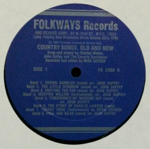 Country Songs, Old And New