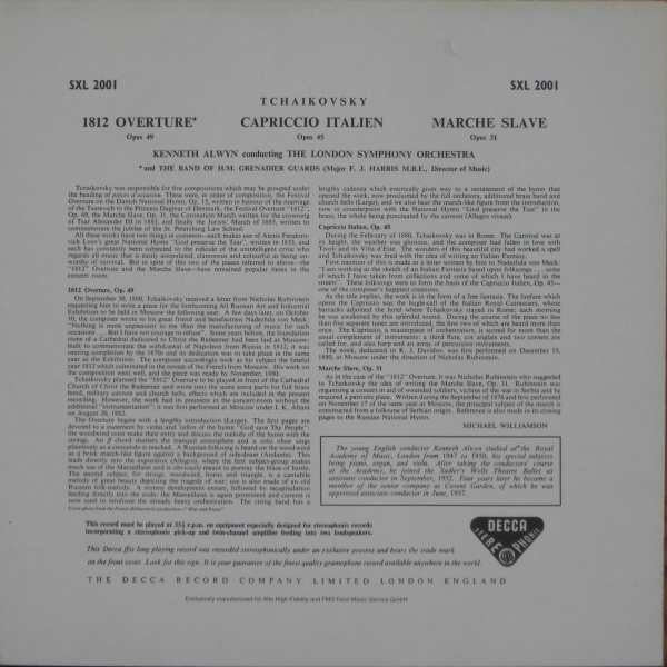 Master Release: 1812 Overture · Capriccio Italien · Marche Slave by Kenneth Alwyn