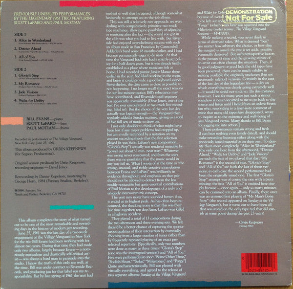Release: More From The Vanguard-Vinyl-US-1984-M-9125-2452613