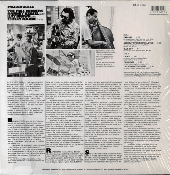 Release: Straight Ahead-Vinyl-US-1990-OJC-409, S-7635-4846817