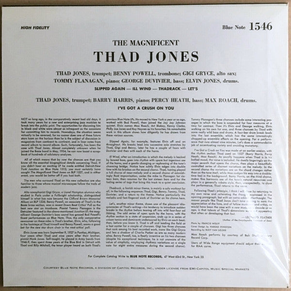 Master Release: The Magnificent Thad Jones Volume 3 by Thad Jones