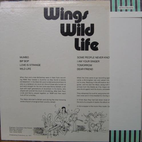 Release: Wild Life-Vinyl-Japan-1975-EPS-80233, EPS-80233-5645293