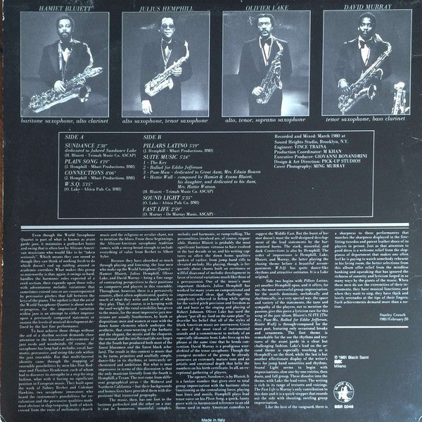 Release: W.S.Q.-Vinyl-Italy-1981-BSR 0046-2128405