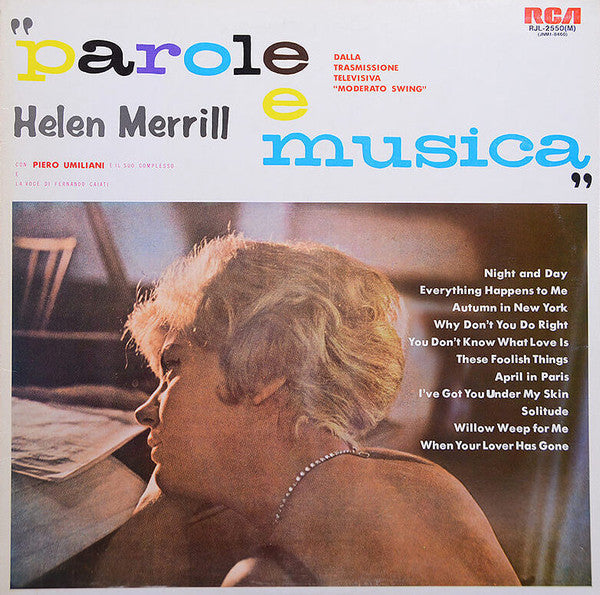 Release: Parole E Musica -Vinyl-Japan-1981-RJL-2550-6242275