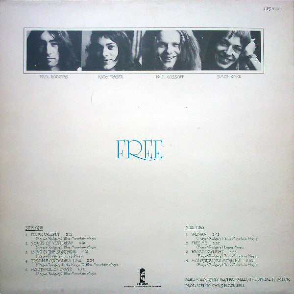 Release: Free-Vinyl-UK-None-ILPS-9104-5406228