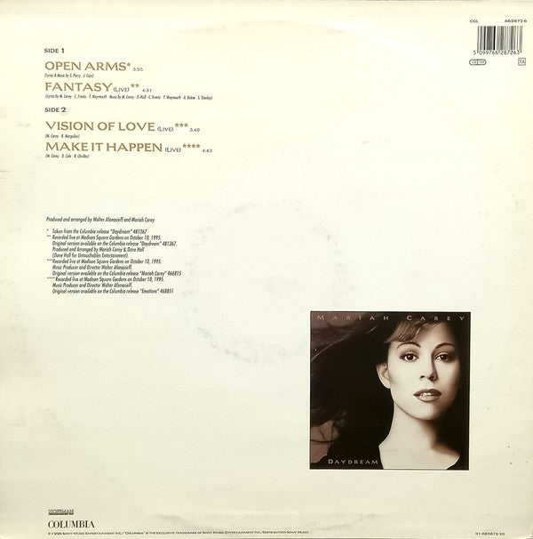 Master Release: Open Arms by Mariah Carey