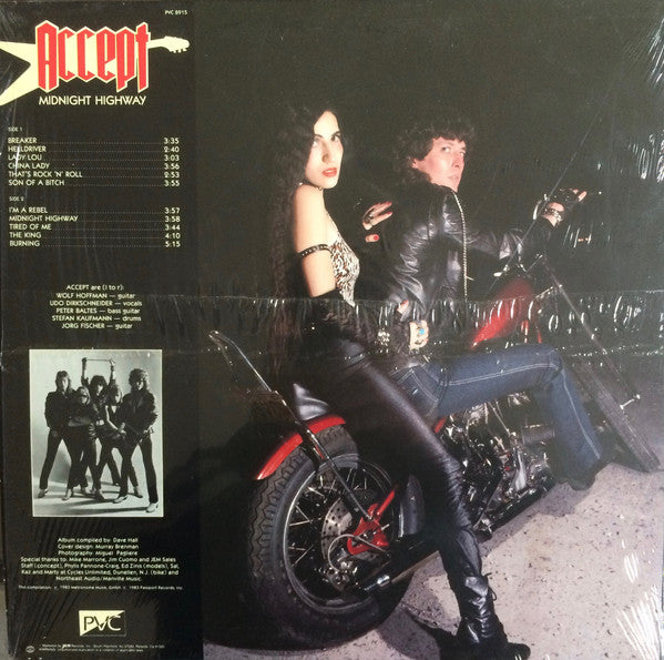 Release: Midnight Highway-Vinyl-US-1983-PVC 8915-1138055