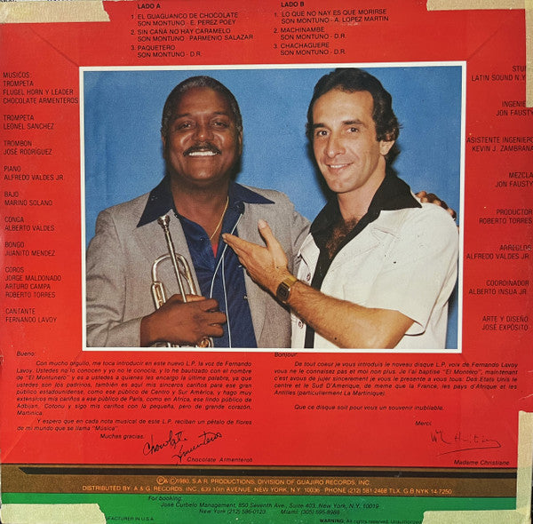 Release: Y Sigo Con Mi Son-Vinyl-US-1979-SAR-1013-8291880