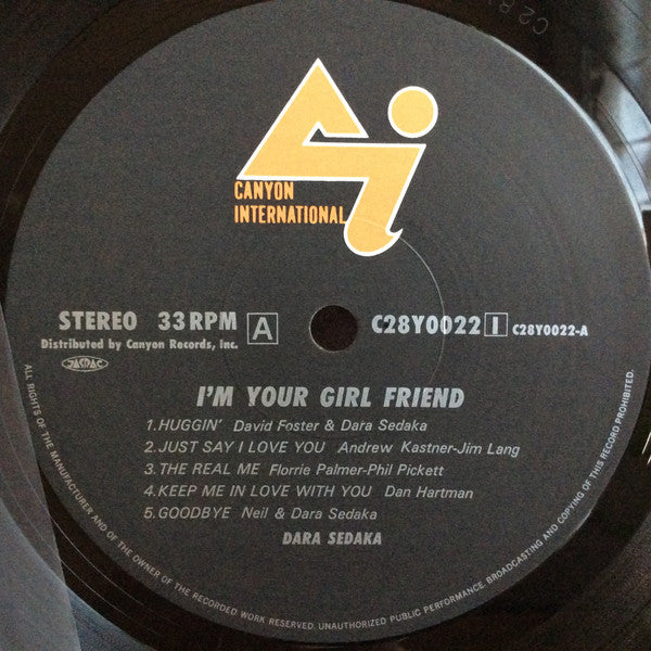 Release: I'm Your Girl Friend -Vinyl-Japan-1982-C28Y0022-6431914