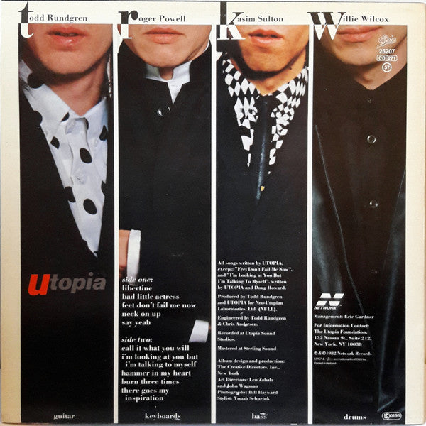 Release: Utopia-Vinyl, Vinyl-Europe-1982-EPC 25207, 25207, EPCA 2966, A-2966-1393392