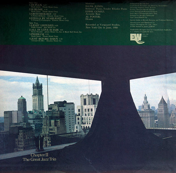 Release: Chapter II-Vinyl-Japan-1980-27PJ-1001-8584326