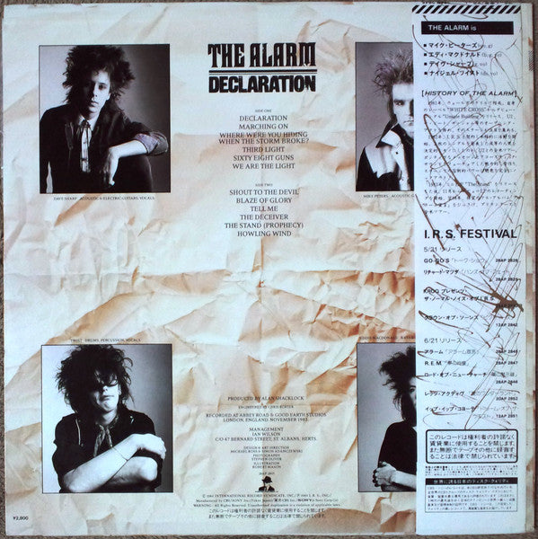 Master Release: Declaration by The Alarm