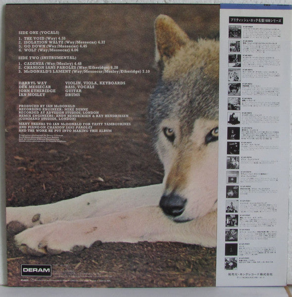 Release: Canis Lupus-Vinyl-Japan-1979-K16P-9078-5427265