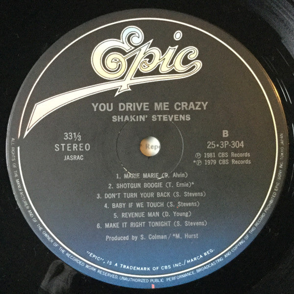 You Drive Me Crazy