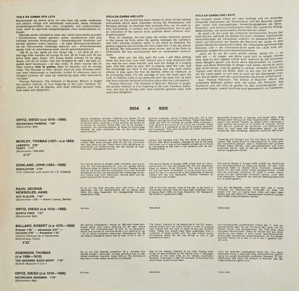Master Release: Ortiz, Morley, Dowland, Rauh, Newsidler, Ballard, Robinson, Abel, De Caix D'Hervelois by Bengt Ericson