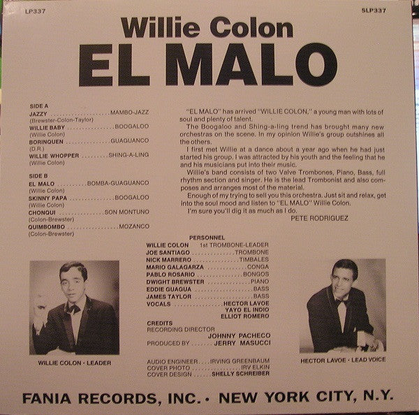 Master Release: El Malo by Willie Colón