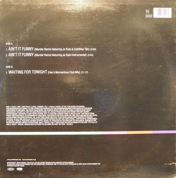 Master Release: Ain't It Funny (Remix) by Jennifer Lopez