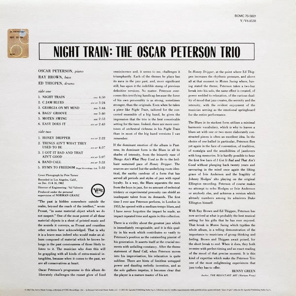 Release: Night Train-Vinyl-Italy-2014-V6-8538, BOMC 70-5601-5963461