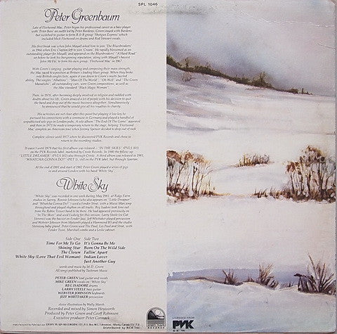 Release: White Sky-Vinyl-Canada-1982-SPL-1046-3053766