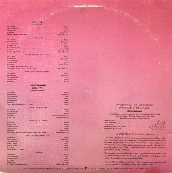 Release: Bop Till You Drop-Vinyl-US-1979-BSK 3358-9474220