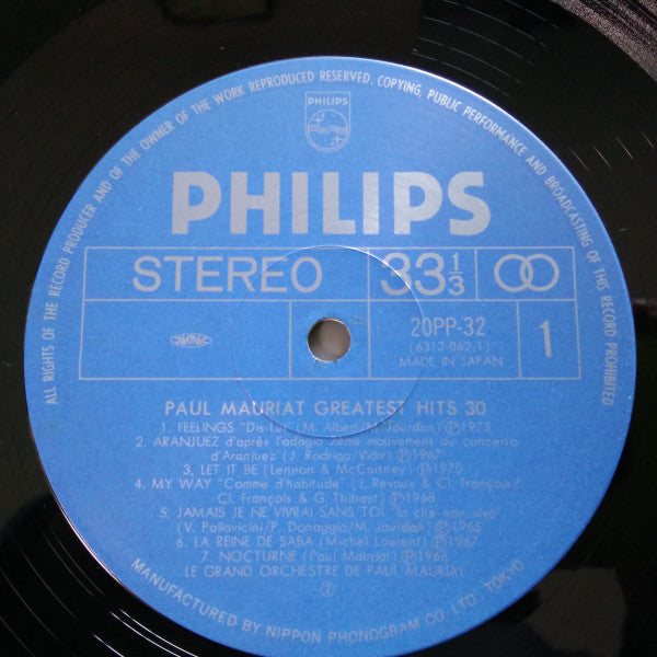 Paul Mauriat Greatest Hits 30