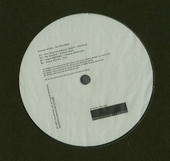 Release: No Way Back-Vinyl-Sweden-2013-STHLM LTD 028-4623155