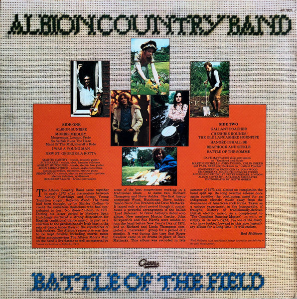 Master Release: Battle Of The Field by The Albion Country Band