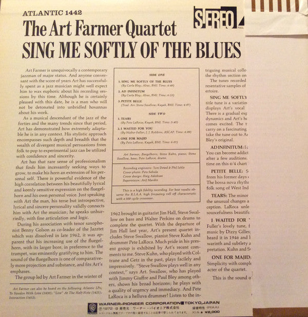 Sing Me Softly Of The Blues