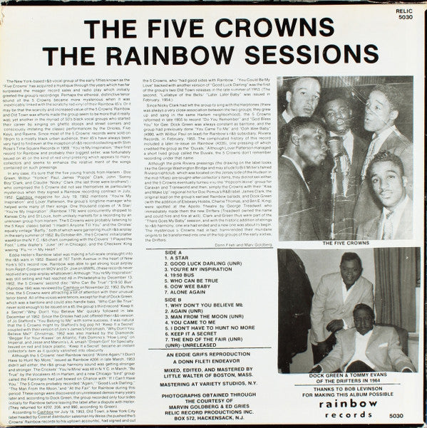 Master Release: The Rainbow Sessions by The Five Crowns