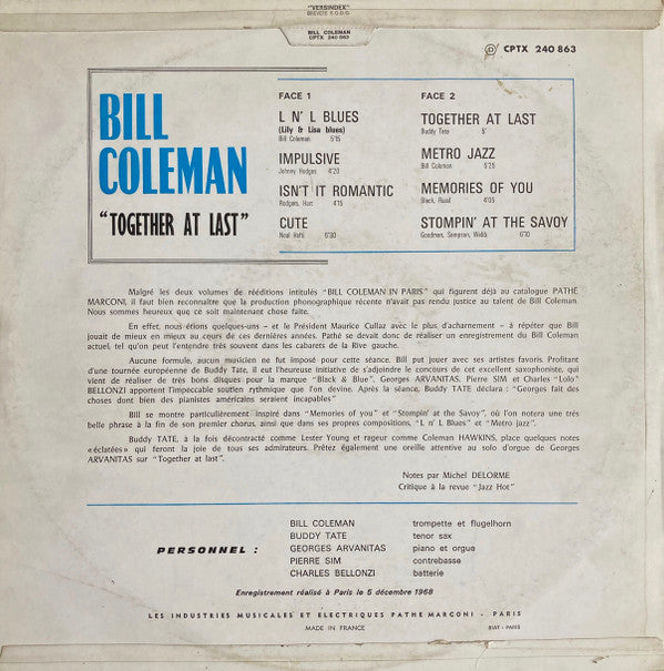 Master Release: Together At Last by Bill Coleman (2)