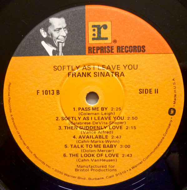 Softly, As I Leave You